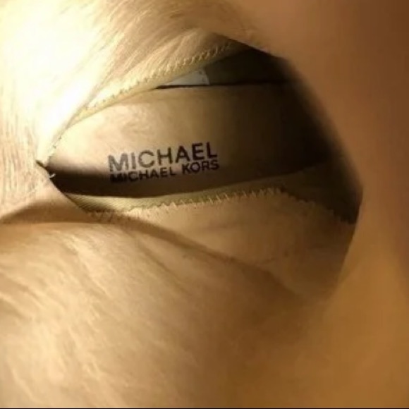 Michael Kors Suede Fringe Boots size 8.5 Chestnut - Picture 10 of 11